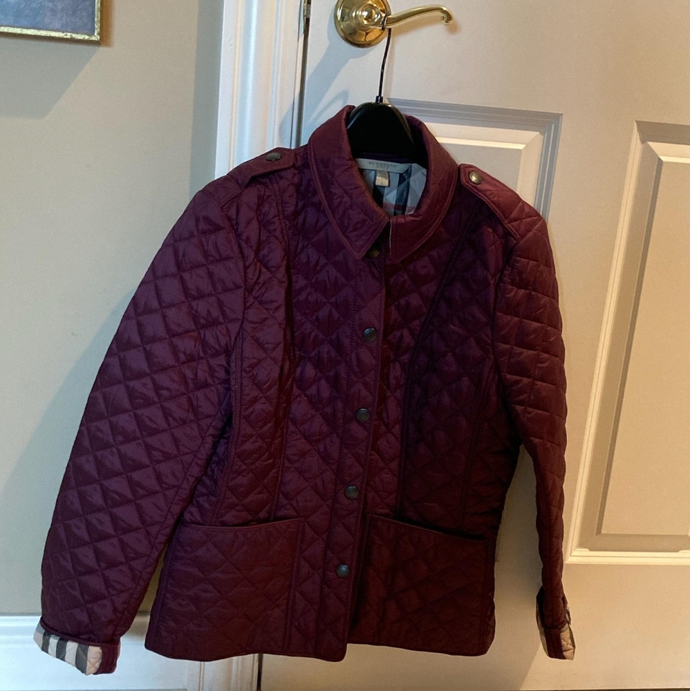 Burberry Burgundy Jacket